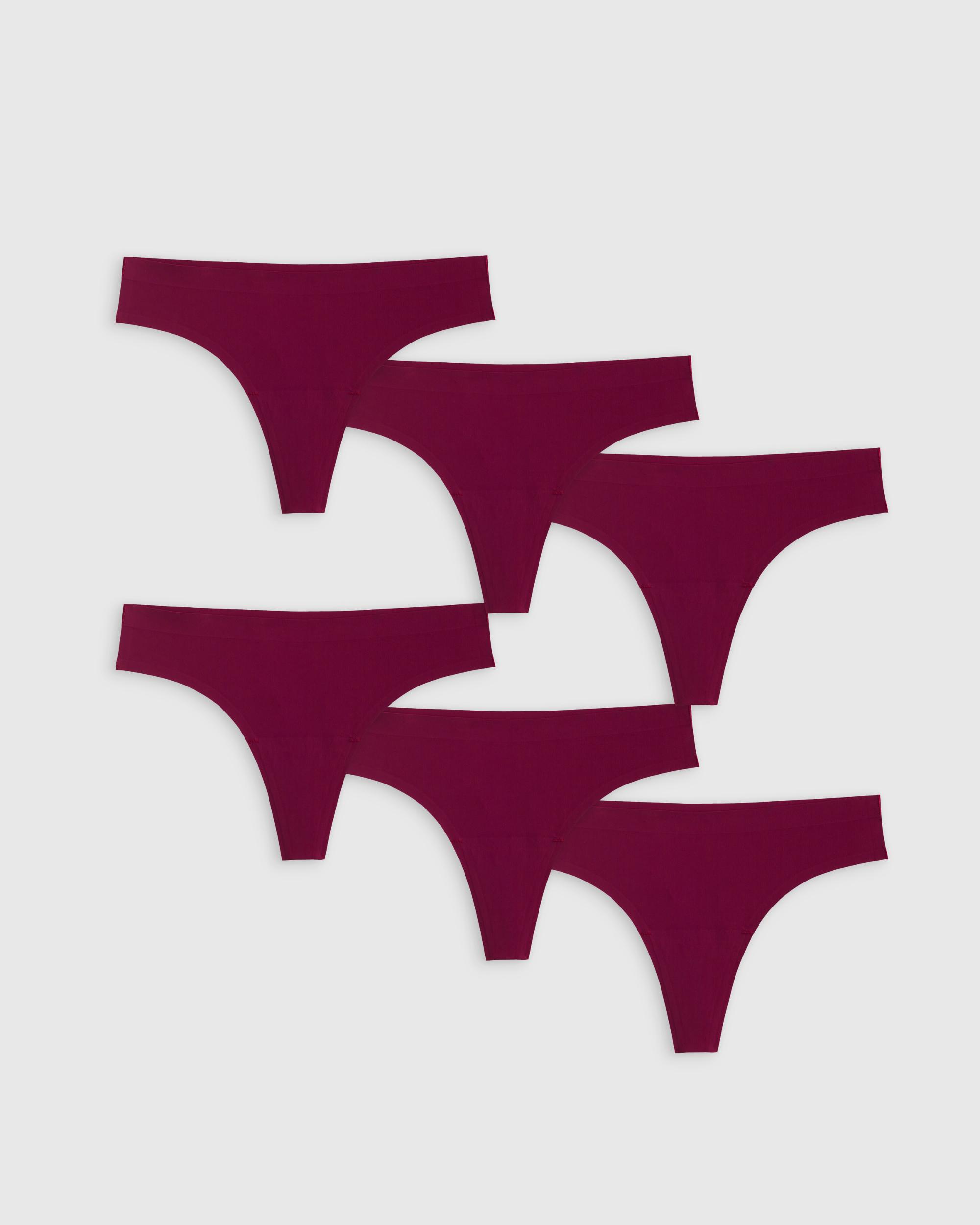 Quince | Women's Invisible Bonded Thong Size XS, Nylon/Spandex Product Image