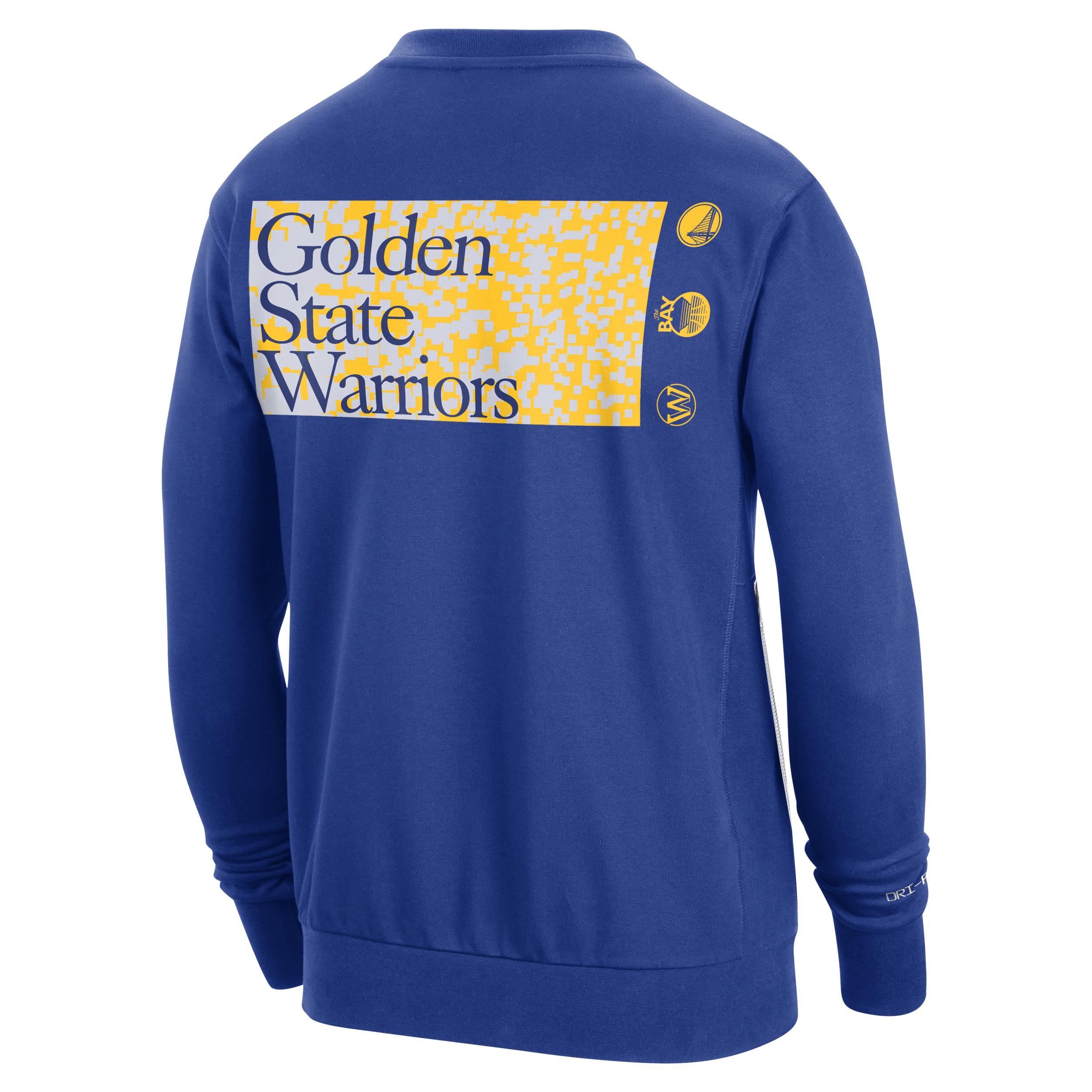 Golden State Warriors Standard Issue Men's Nike Dri-FIT NBA Crew-Neck Sweatshirt Product Image