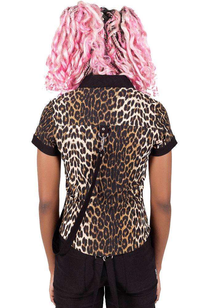 Cat's Meow Cap-Sleeve Shirt - Resurrect Female Product Image