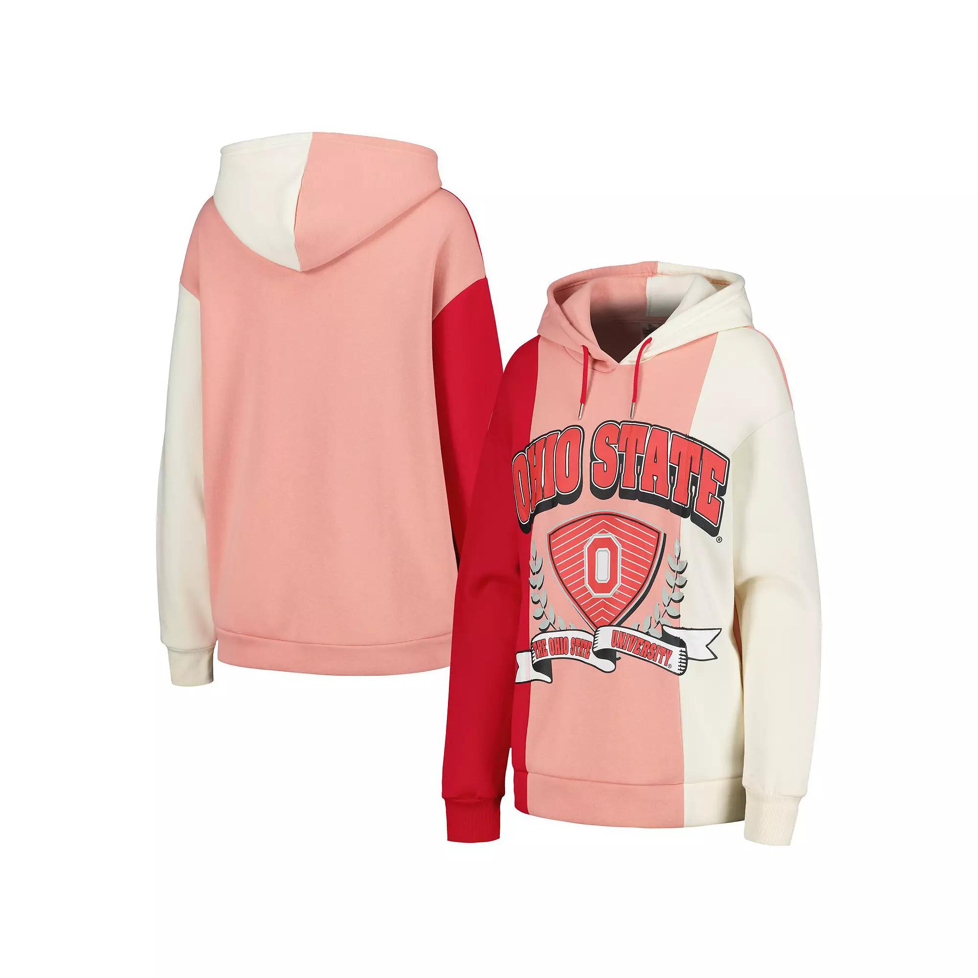 Women's Gameday Couture Scarlet Ohio State Buckeyes Hall of Fame Colorblock Pullover Hoodie, Size: Medium, Red Product Image