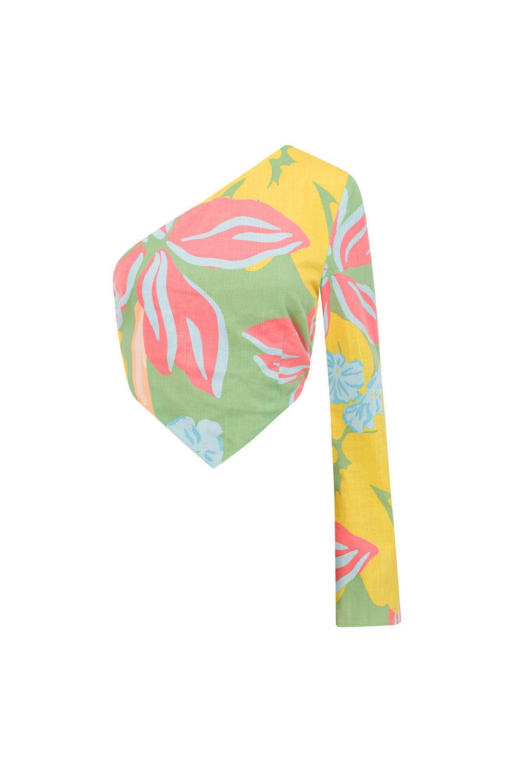 Kelcie Top - Calypso Scarf Product Image