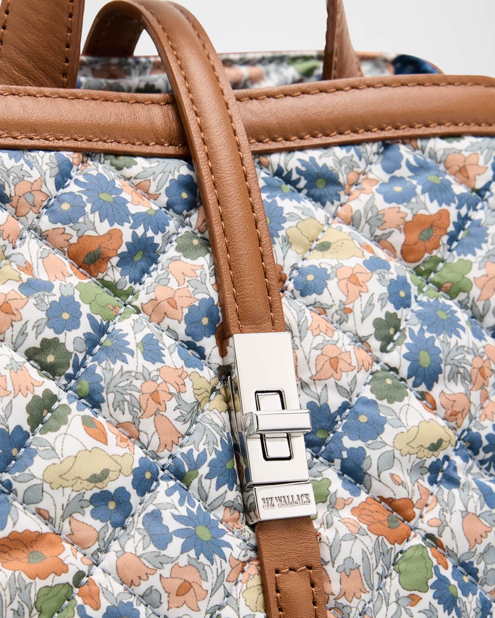 Astor Mini Floral-Print Quilted Top-Handle Bag Product Image