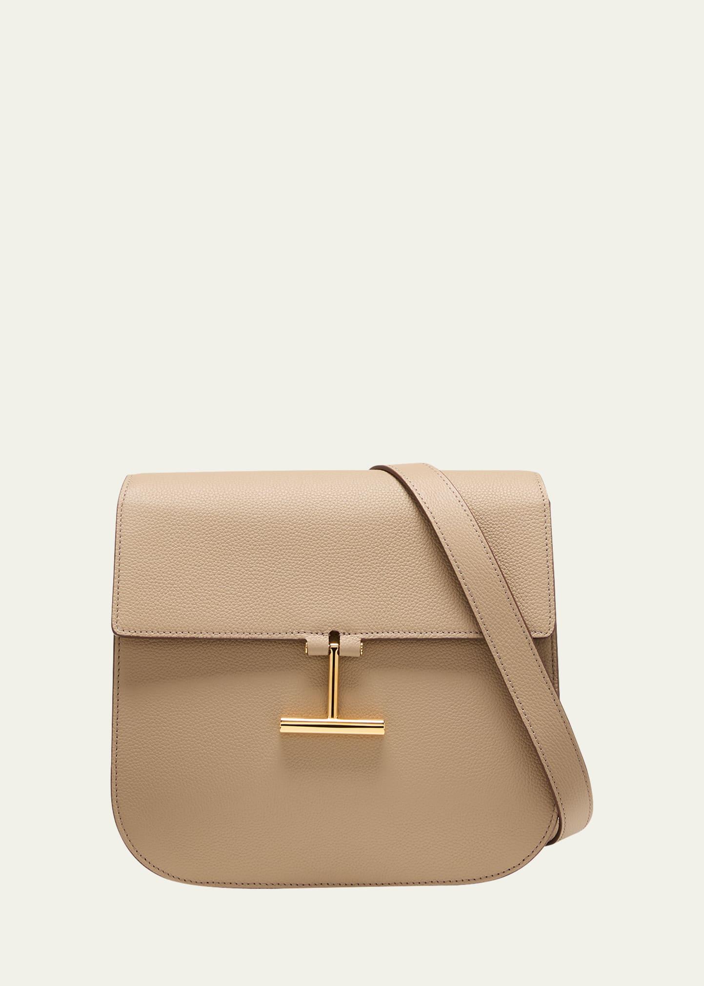 Tara Medium Crossbody in Grained Leather with Leather Strap Product Image