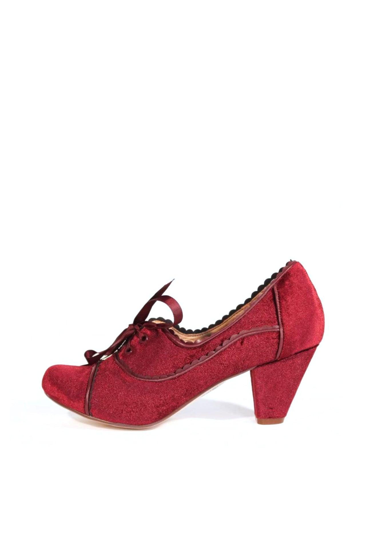 Madison Velvet Retro Heels Product Image