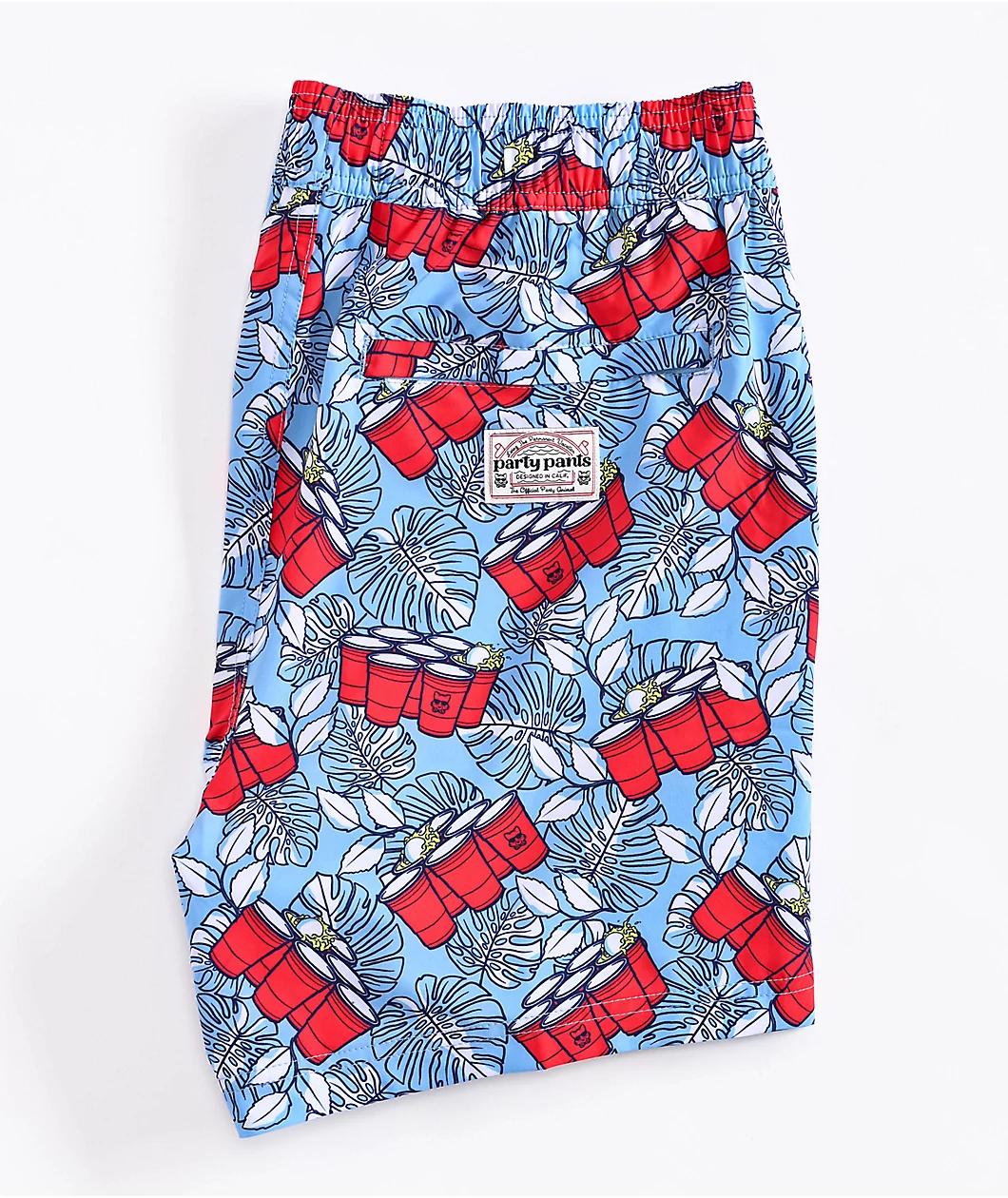 Party Pants Wilmington Blue Board Shorts Product Image