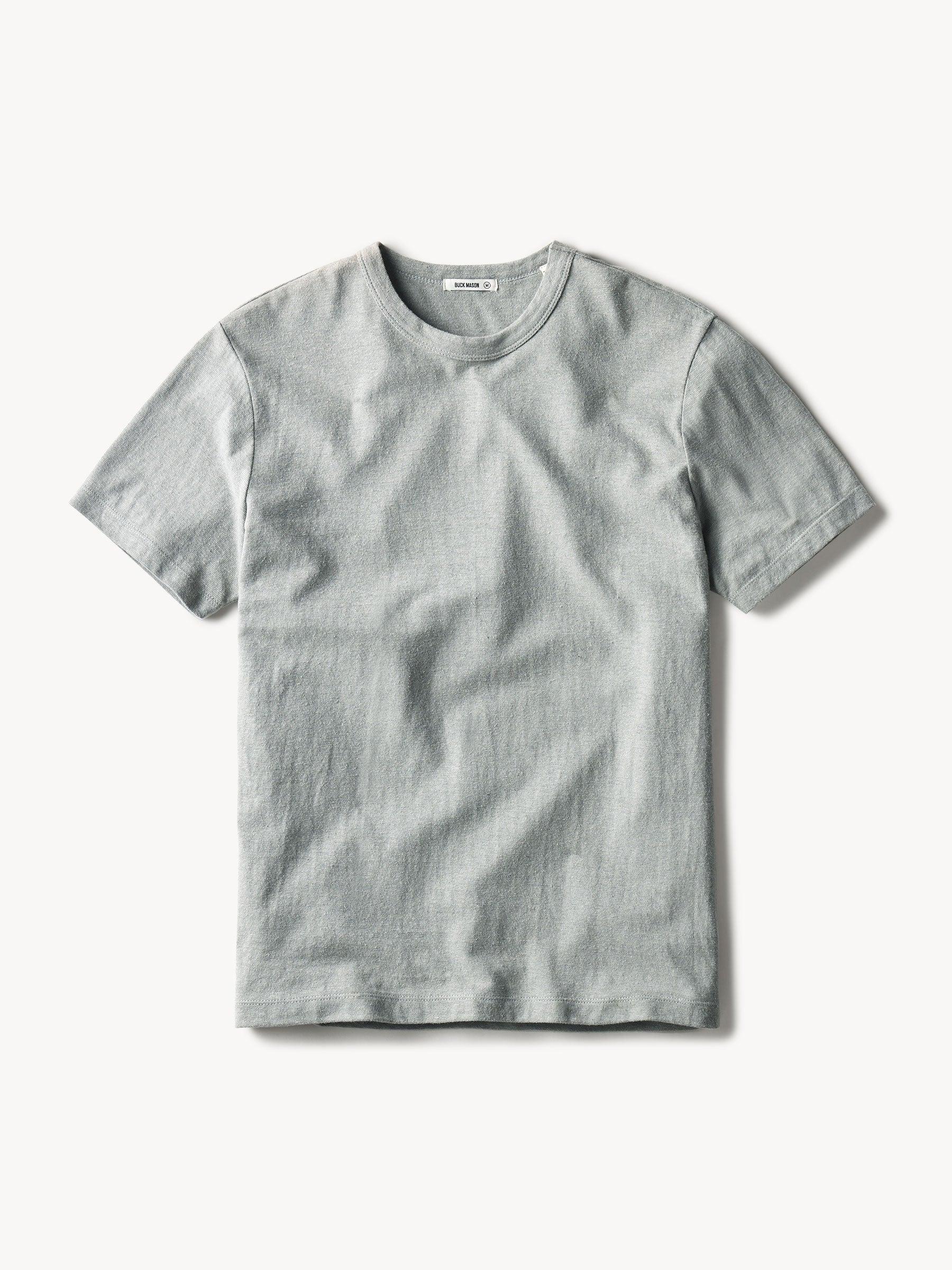 Smoke Blue Yuma Hemp Cotton Classic Tee Product Image