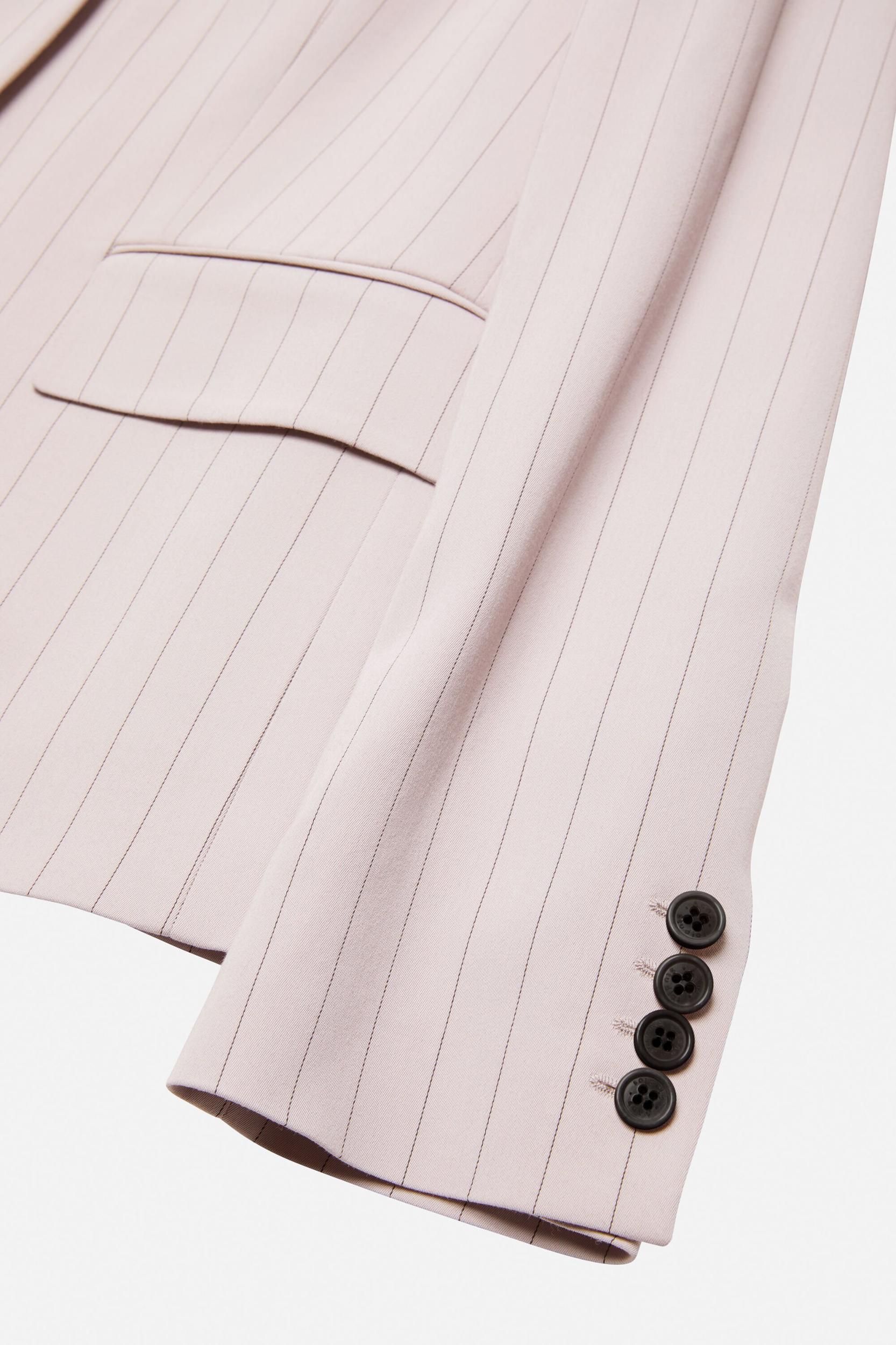 Single-breasted pinstripe jacket Product Image