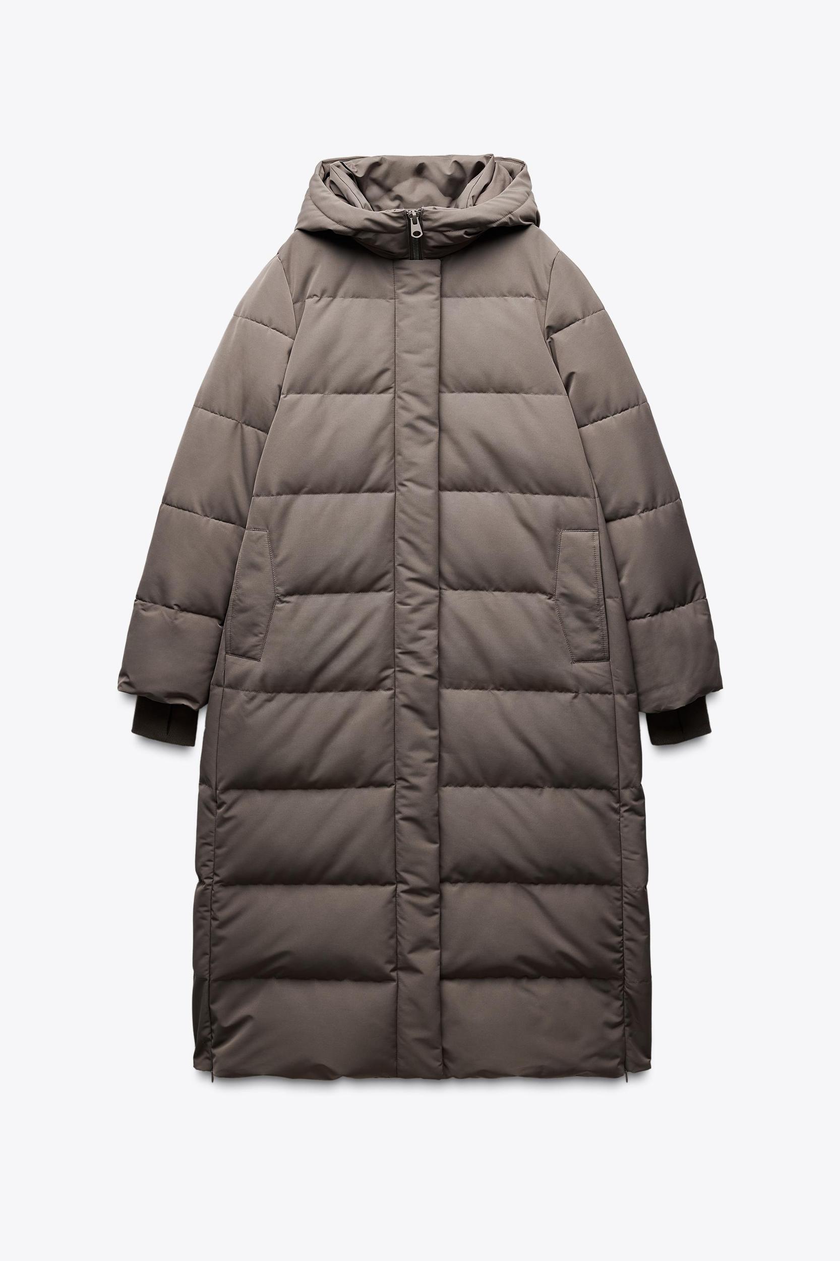 WATER AND WIND PROTECTION LONGLINE HOODED DOWN JACKET Product Image