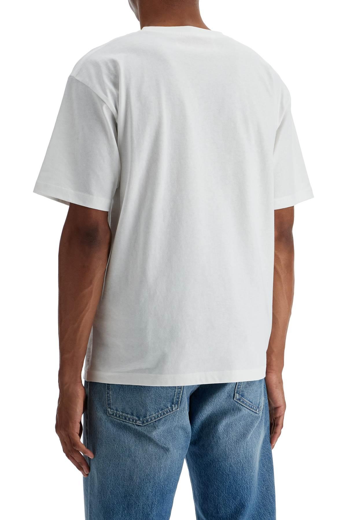 VALENTINO Cotton Crew Neck T-shirt With Graphic Print In White Product Image
