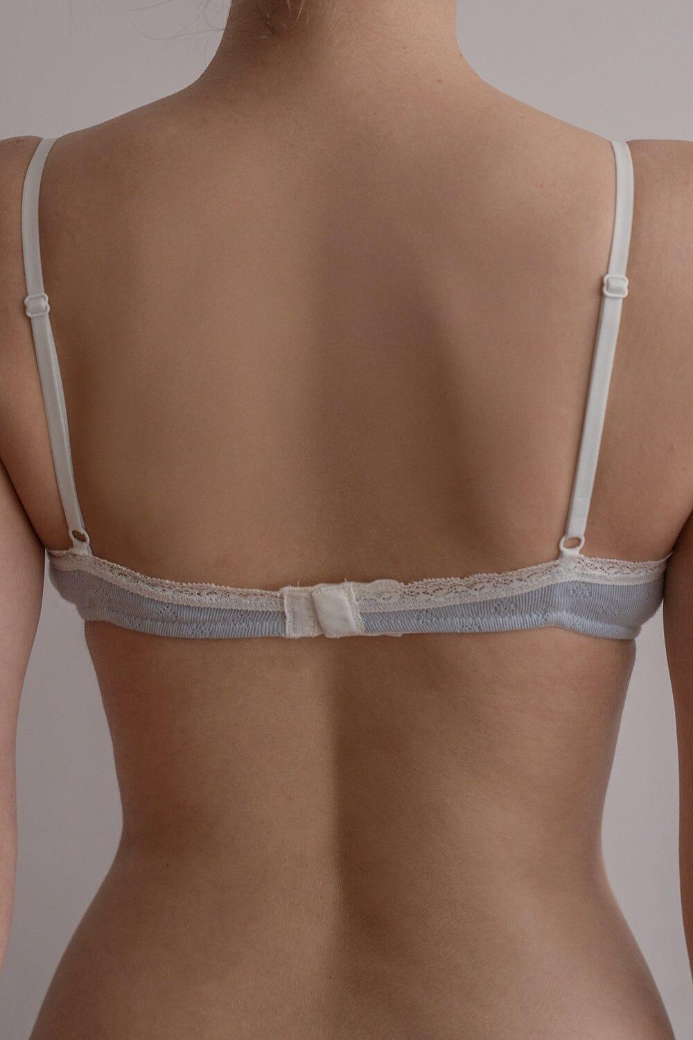 Lace Heart Eyelet Bra Product Image