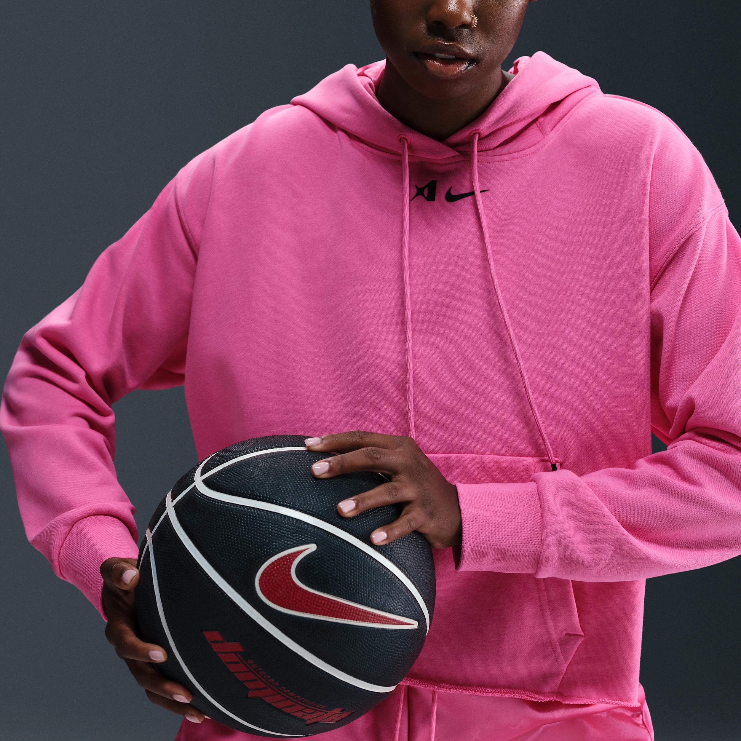 Nike Women's A'ja Wilson Oversized Cropped Basketball Hoodie Product Image