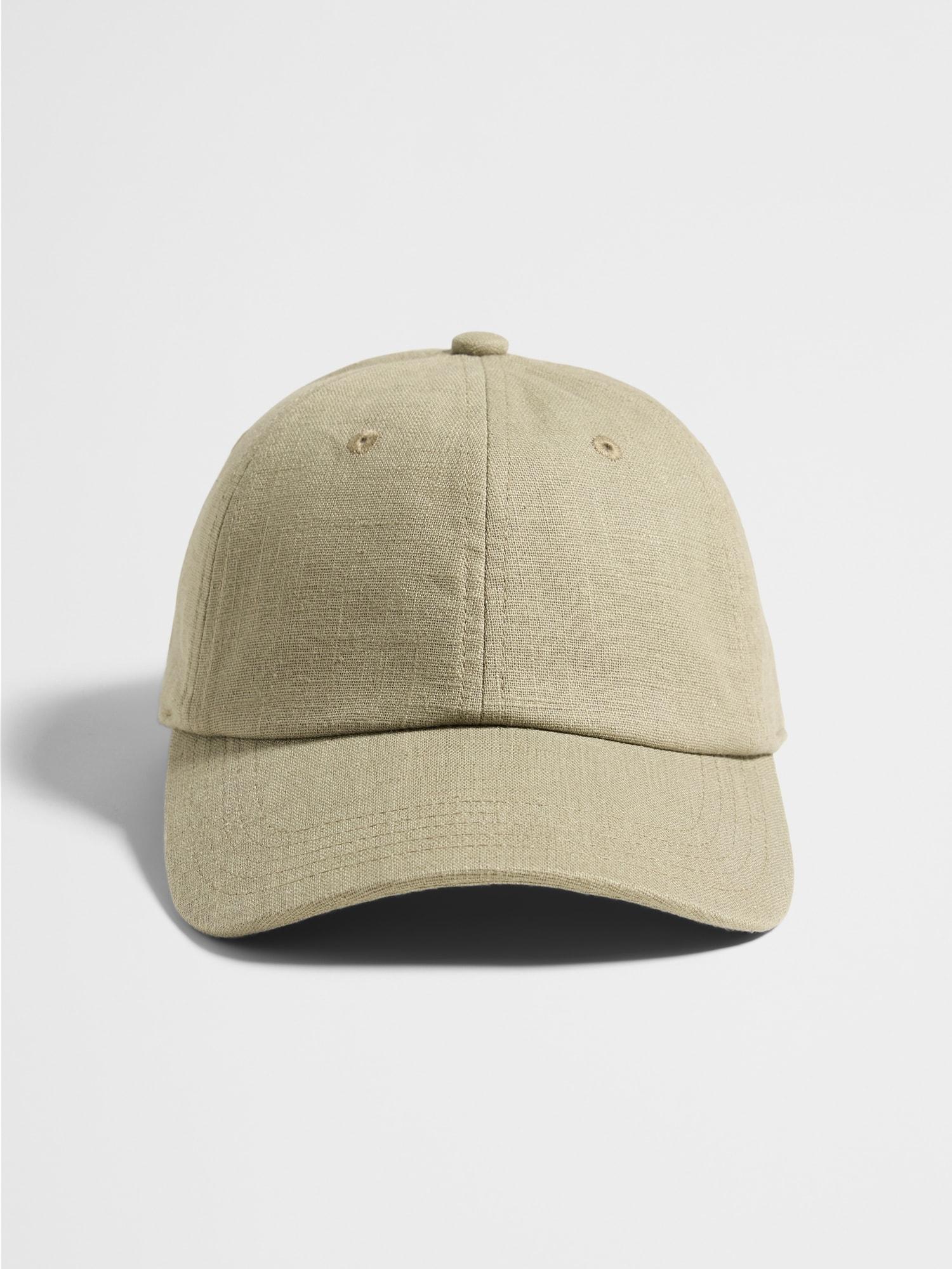 Linen-Blend Baseball Cap Product Image