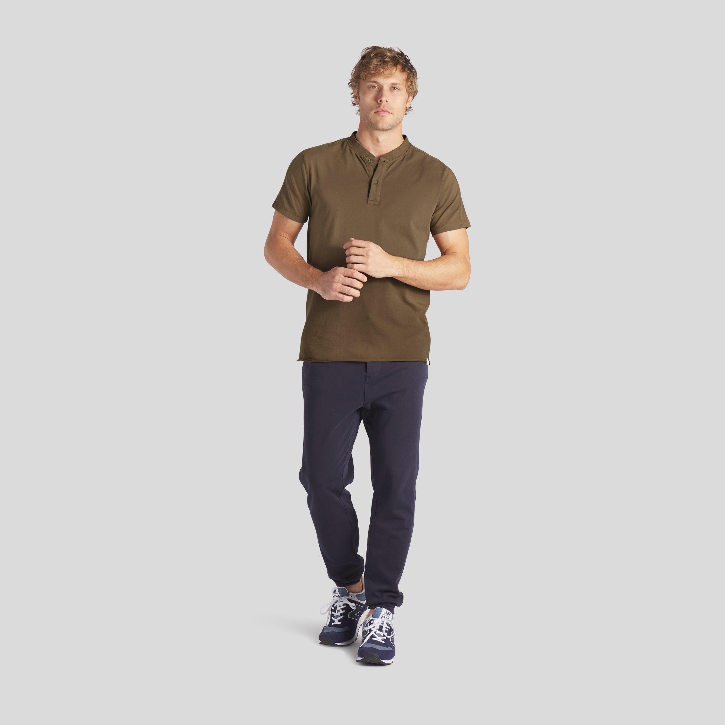 Cooper Short Sleeve Henley - Butternut * Product Image