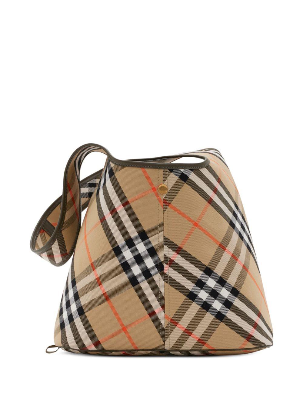 small check-pattern shoulder bag Product Image