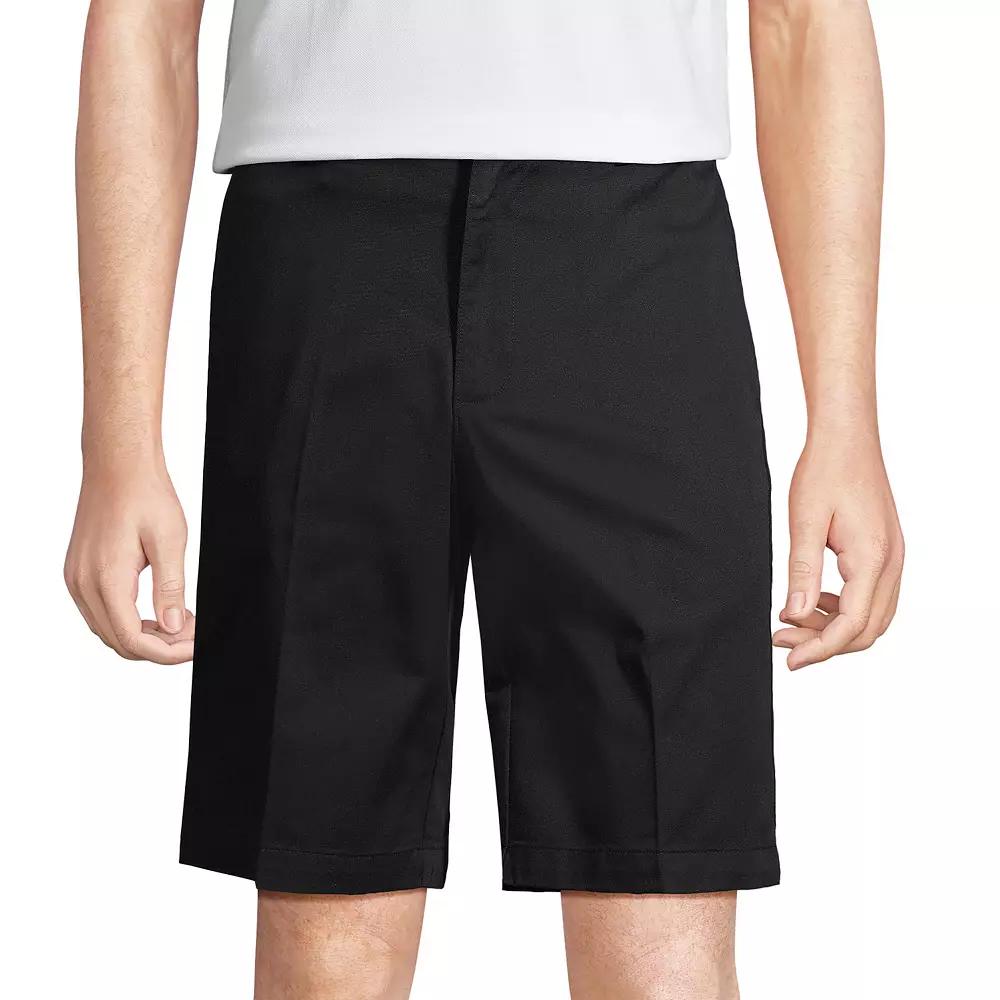 Men's Lands' End Plain Front Wrinkle-Resistant Chino Shorts,  Product Image