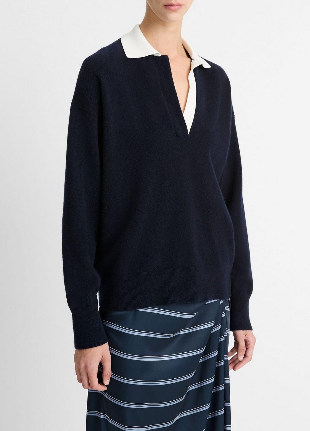 Rugby Stripe Satin Gathered Skirt Product Image