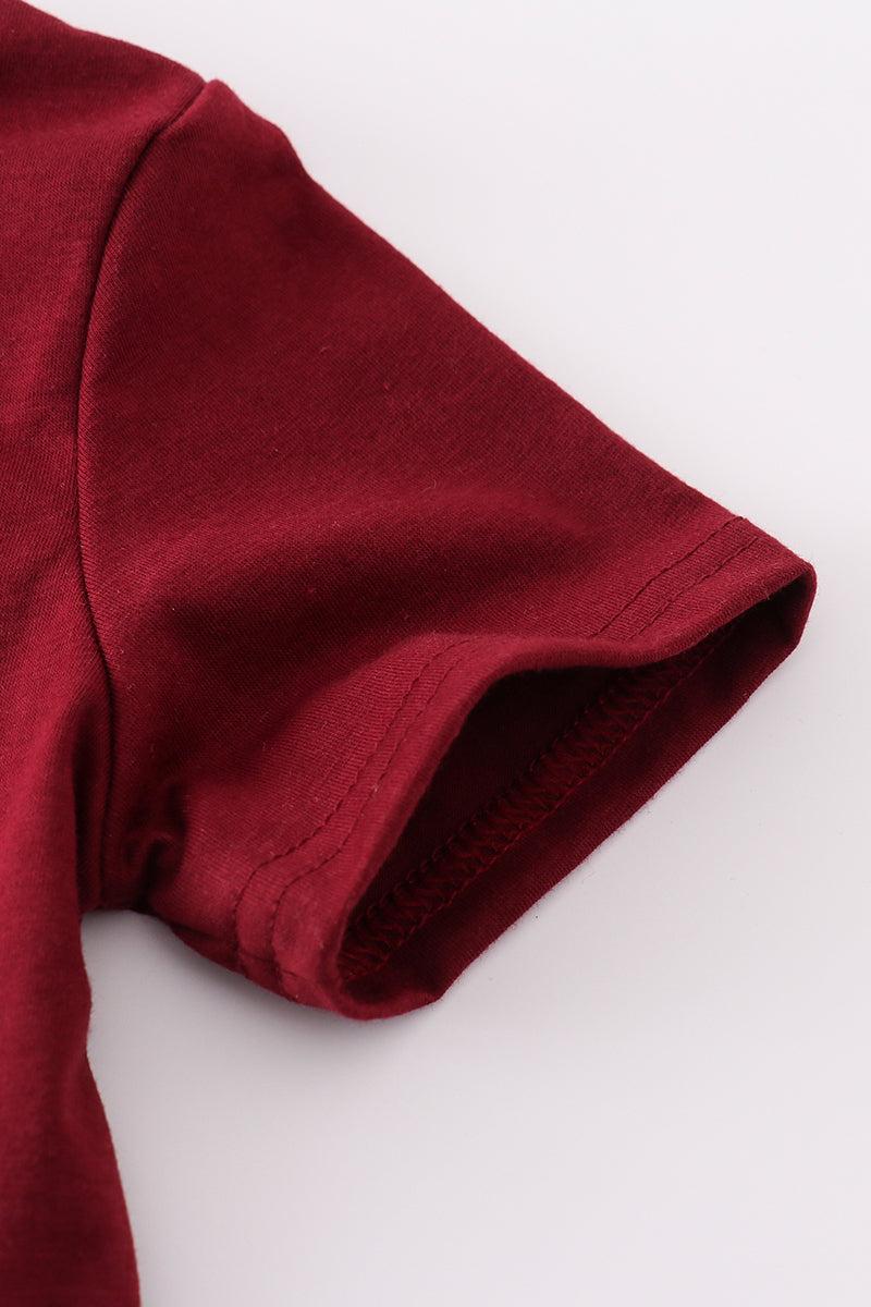 Maroon Hail State embroidery set Product Image