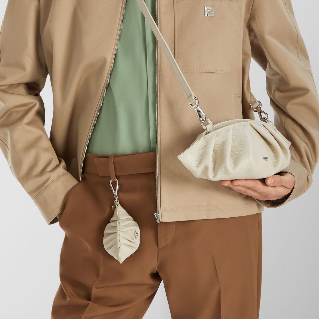 Fendi Food Mini BagIvory leather pouch Product Image