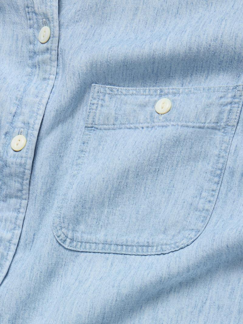 Tried & True Chambray Shirt - Mid Wash Product Image