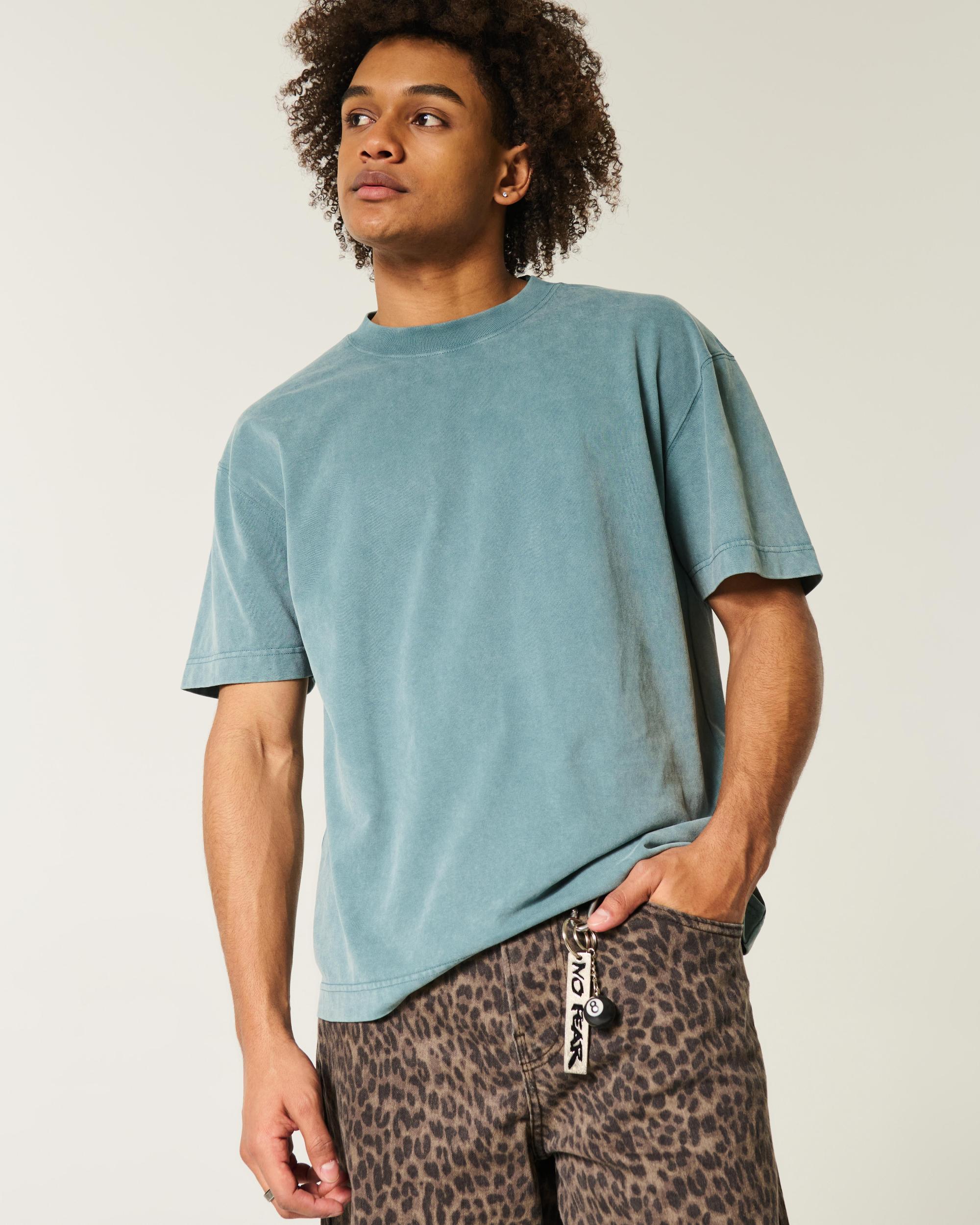 Dalix Mens Lil Smile Heavy Weight Cotton Tee Product Image