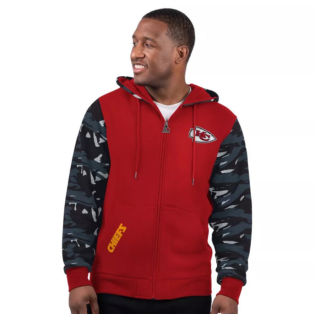 Men's Starter Red Kansas City Chiefs Thursday Night Gridiron Full-Zip Hoodie,  Product Image