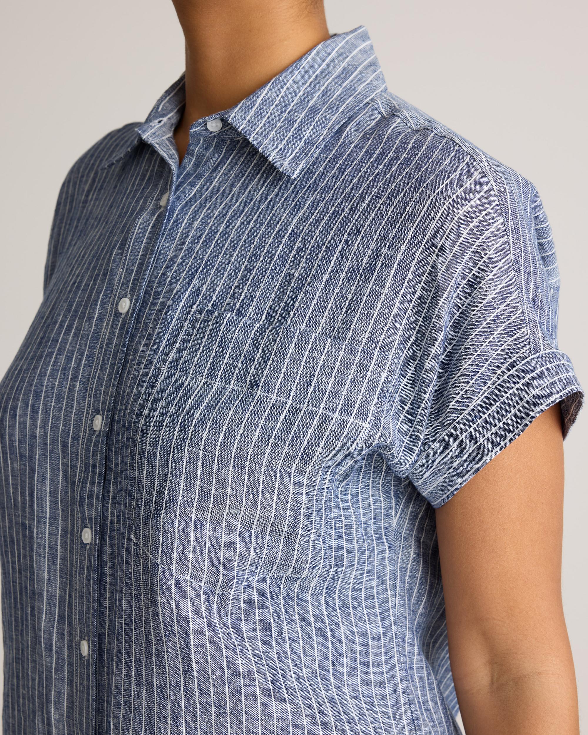 Quince | Women's 100% European Linen Camp Shirt Size XS Product Image