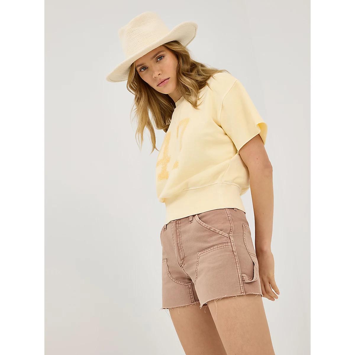 Women's Short Sleeve Sweatshirt | Women's TOPS | Wrangler® Product Image