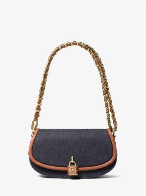 Mila Small Denim Shoulder Bag Product Image