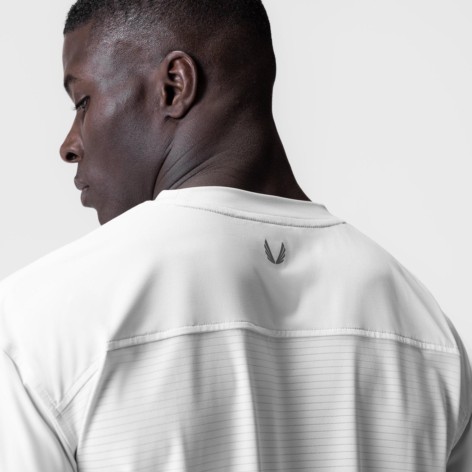 0841. 3D-Lite® 2.0 Lycra® 3/4-Sleeve Oversized Tee - White "OTWR" Product Image