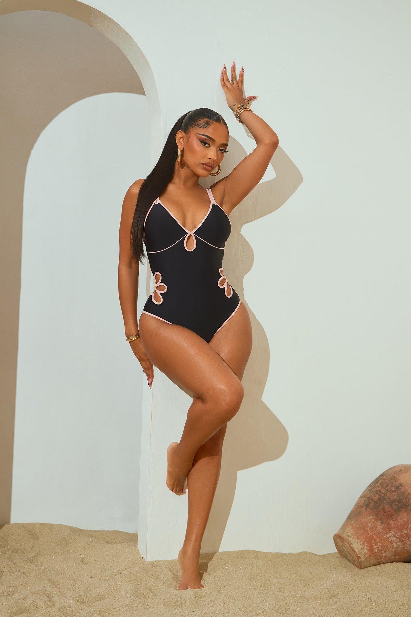 Livia 1 Piece Swimsuit - Black/combo Product Image