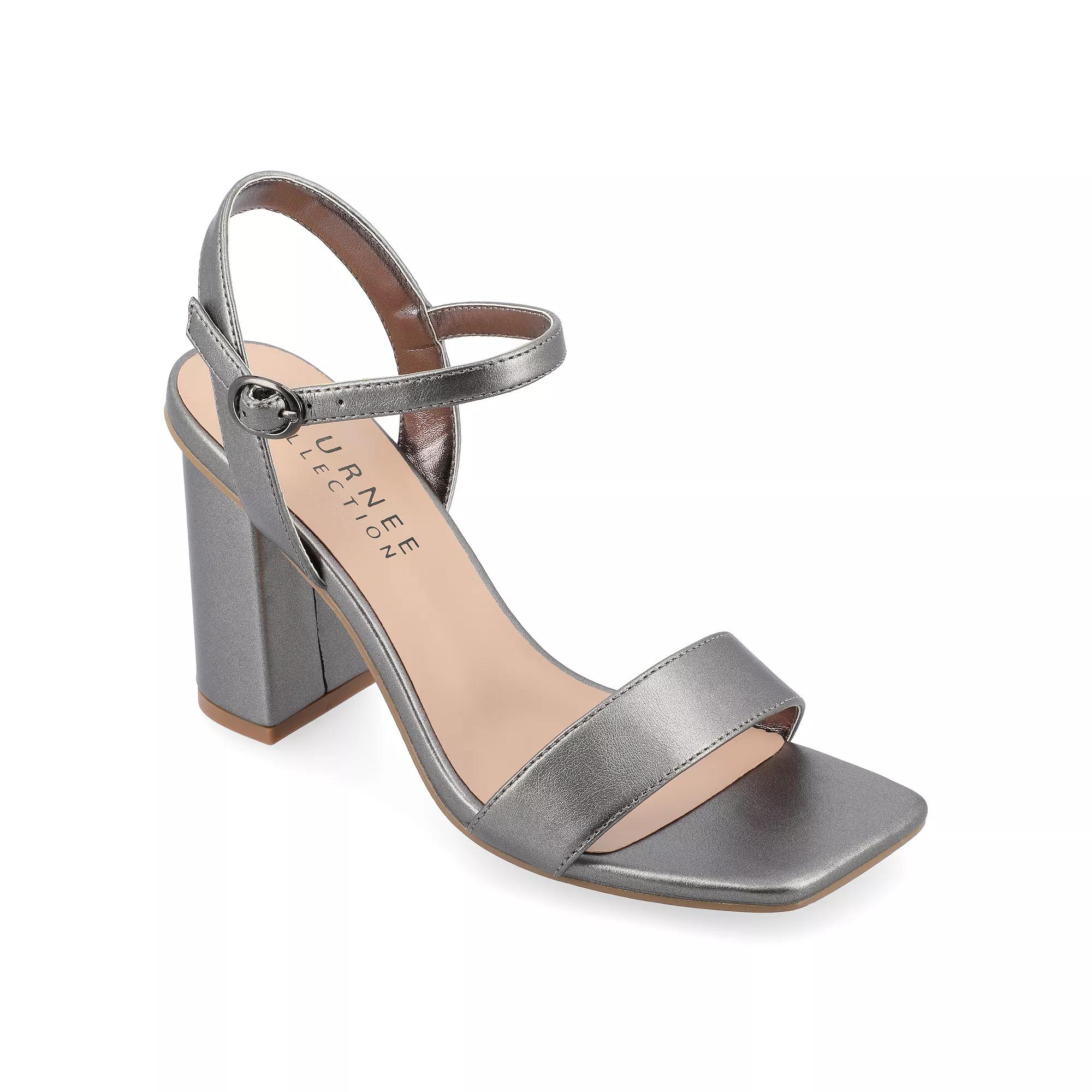 Journee Tru Comfort Foam Tivona Womens Dress Heels Silver Product Image