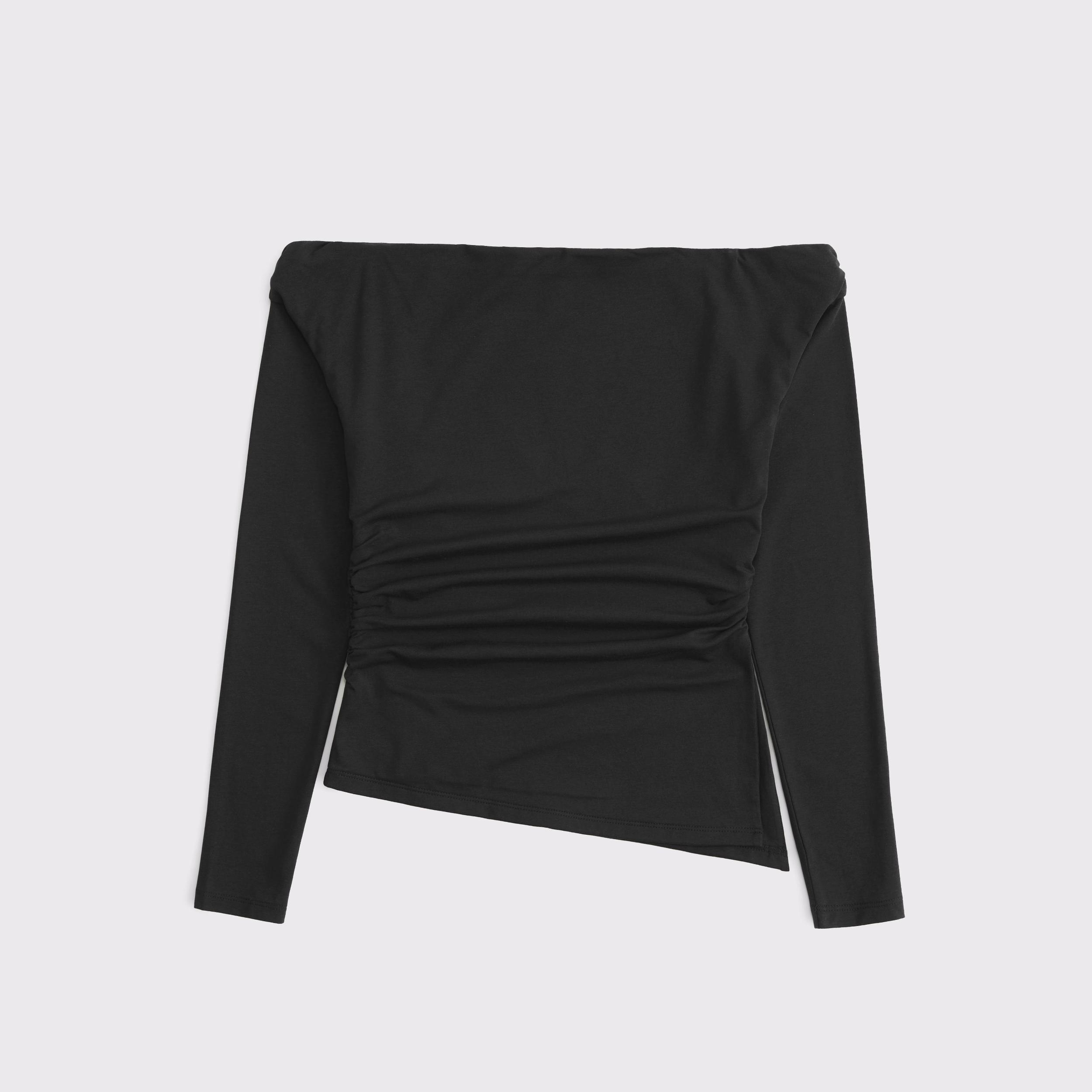 Off-The-Shoulder Draped Top Product Image