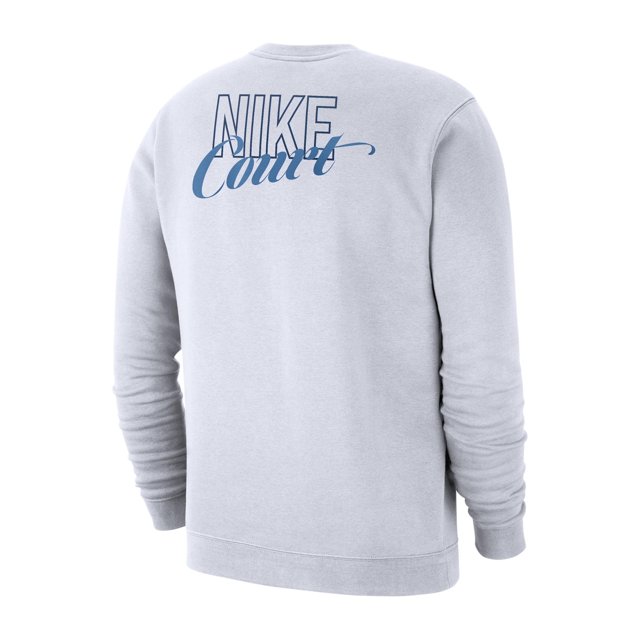 Nike Club Men's Tennis Fleece Crew Product Image