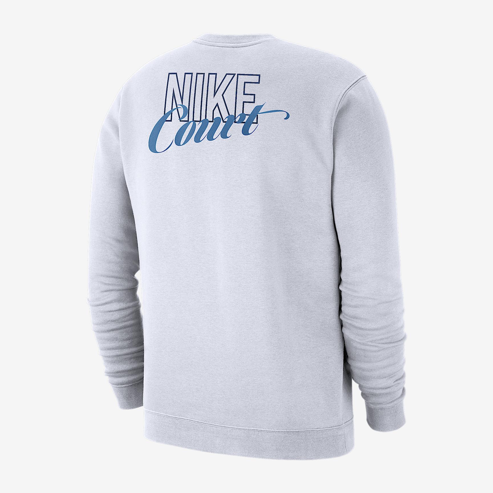 Nike Club Men's Tennis Fleece Crew Product Image