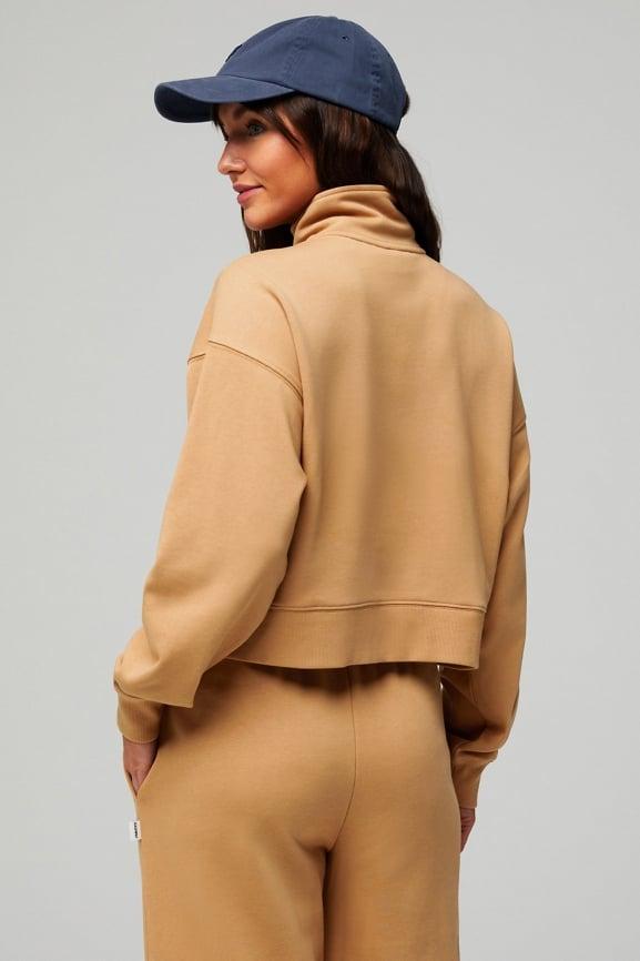 Year Round Terry Half Zip Sweatshirt Product Image