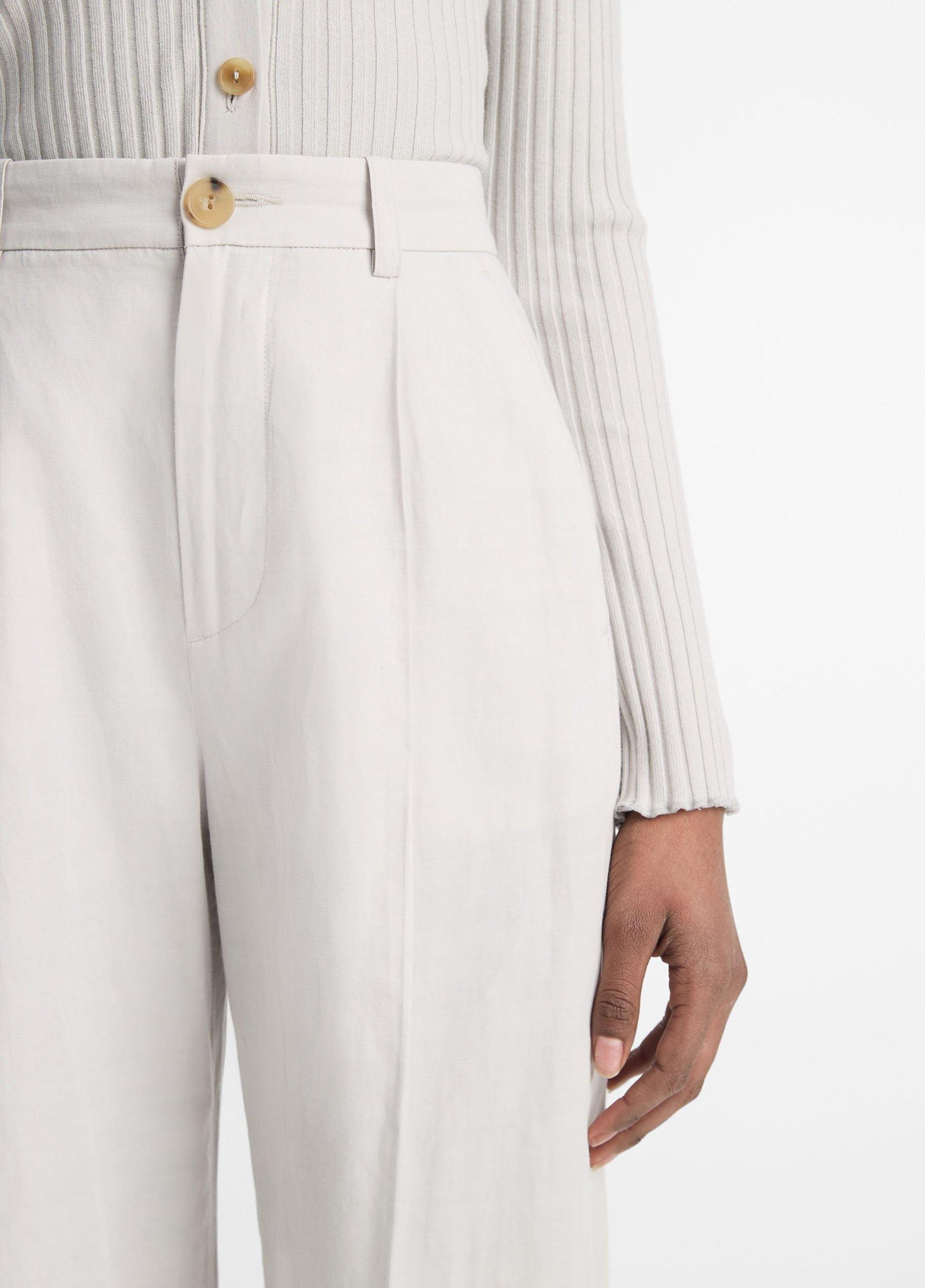 High-Waist Tailored Wide-Leg Trouser Product Image
