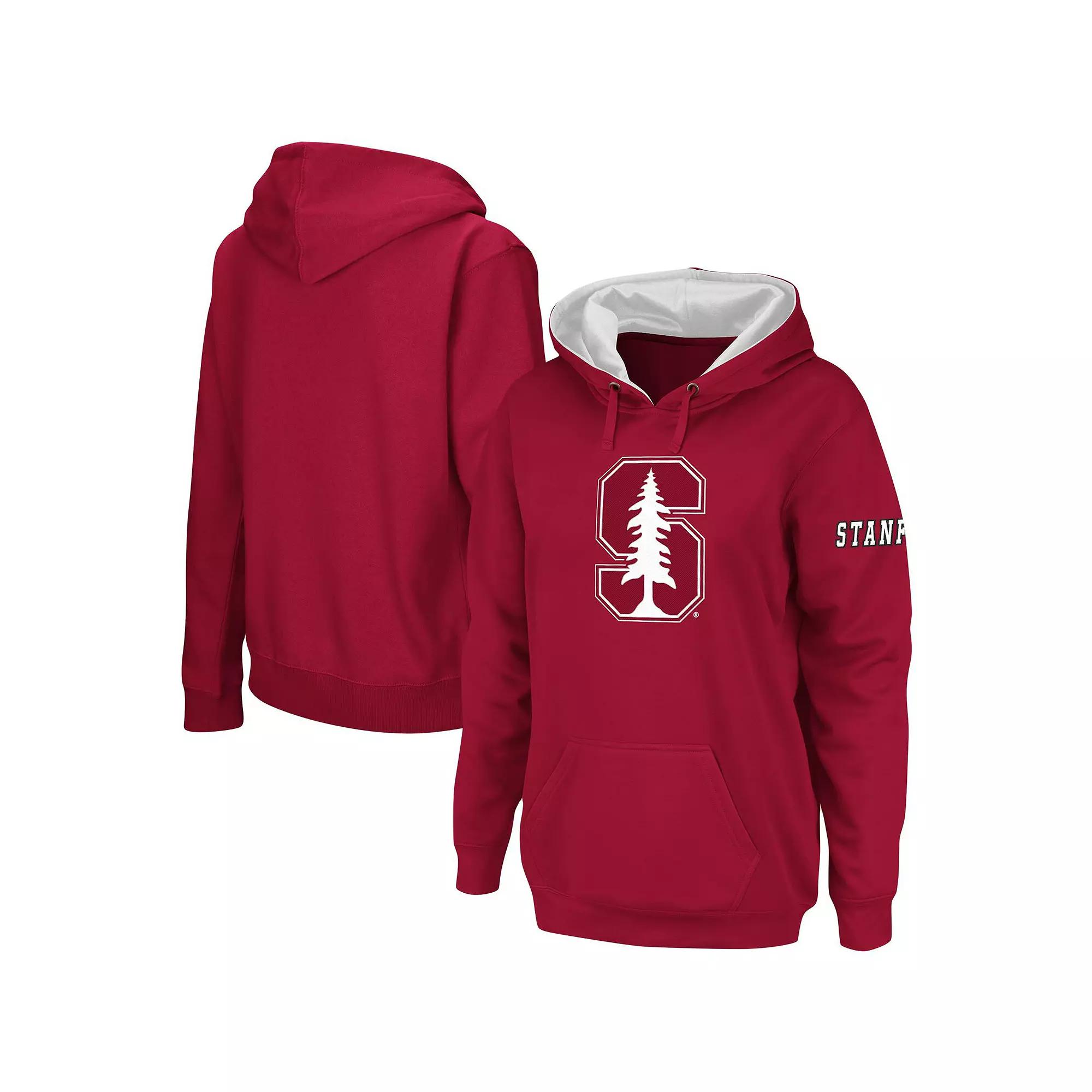 Women's Cardinal Stanford Cardinal Team Big Logo Pullover Hoodie,  Product Image