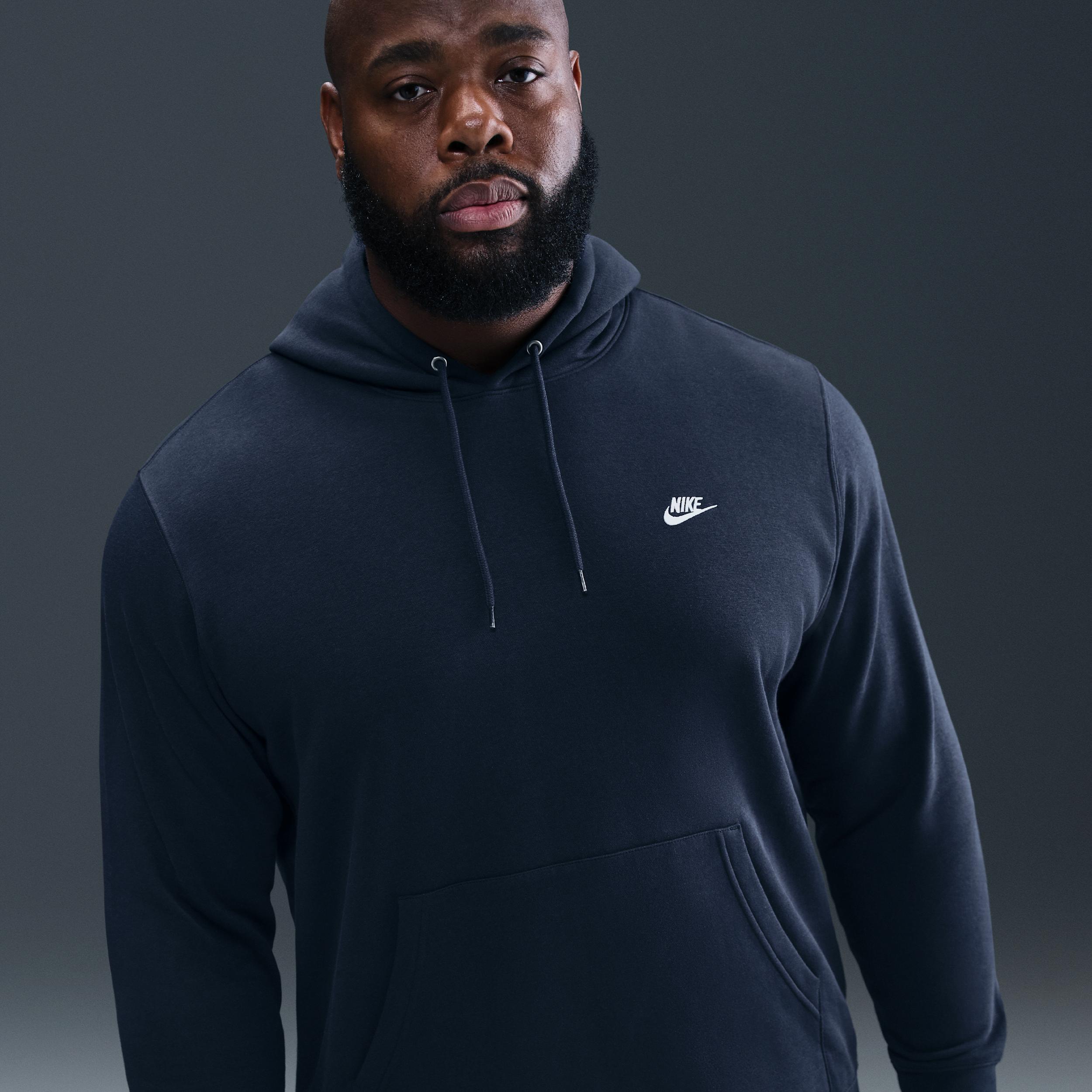 Nike Mens Club Pullover Fleece Hoodie | FN3859-451 Product Image