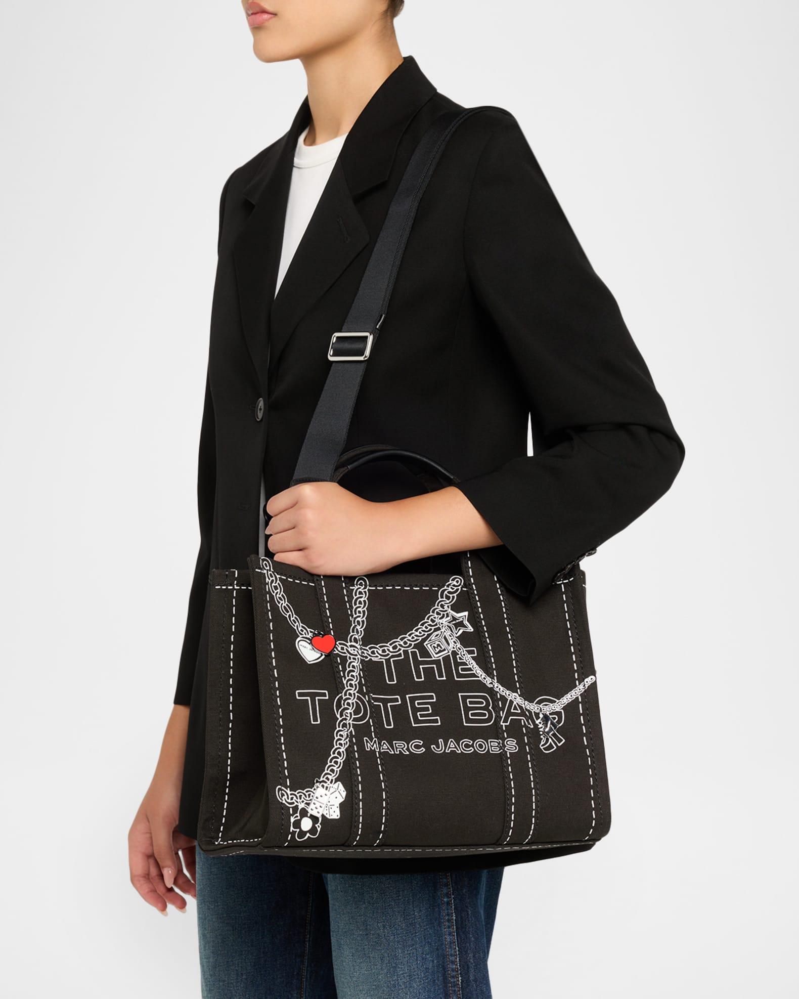 The Medium Trompe L'oeil Canvas Tote Bag Product Image