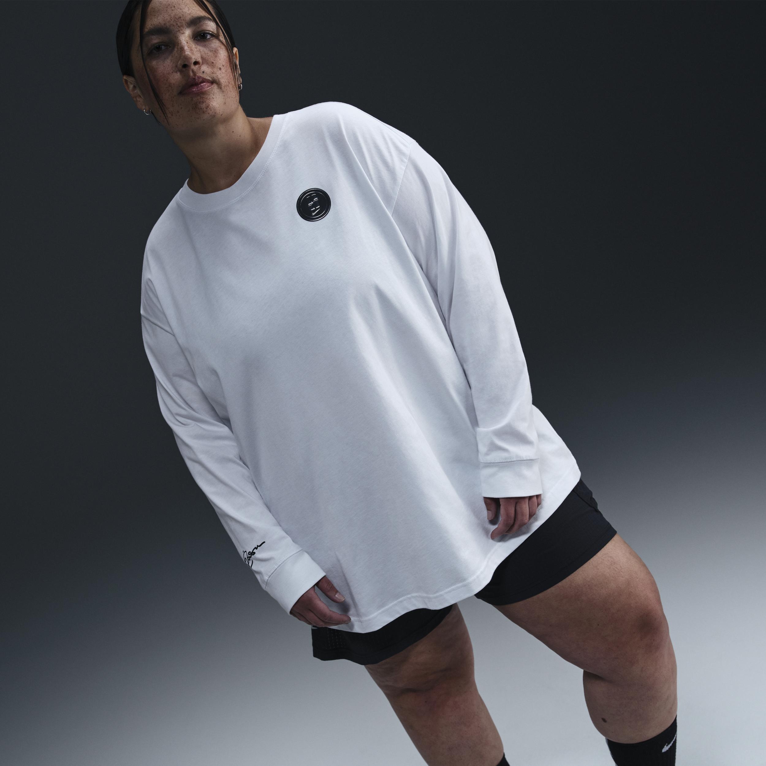 Nike Women's Sabrina Long-Sleeve Basketball T-Shirt (Plus Size) Product Image