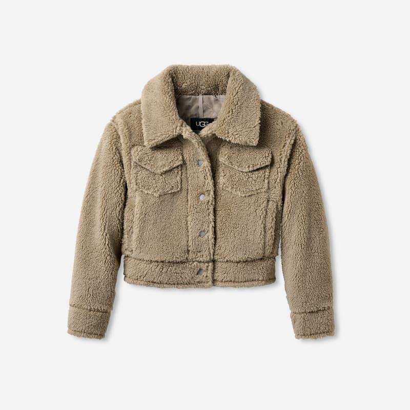 UGG Womens UGG Frankie Short Trucker Jacket - Womens Beige/Beige Product Image