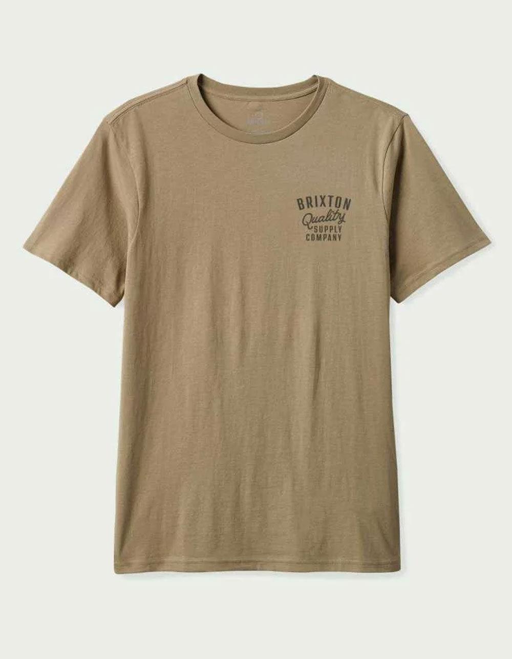 BRIXTON Hubal Mens Tee - TAN Product Image