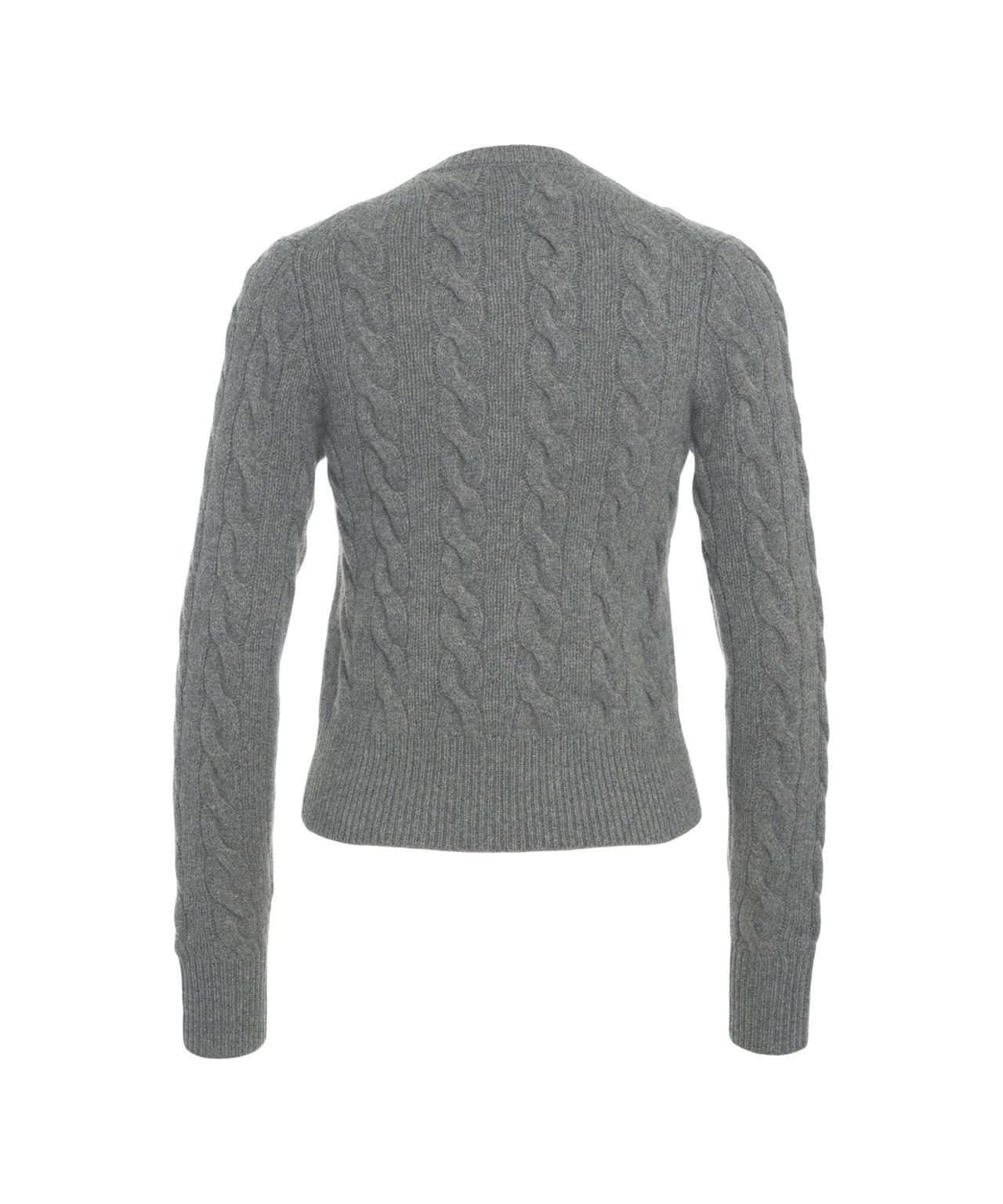 Cardigan with cable knit pattern Product Image