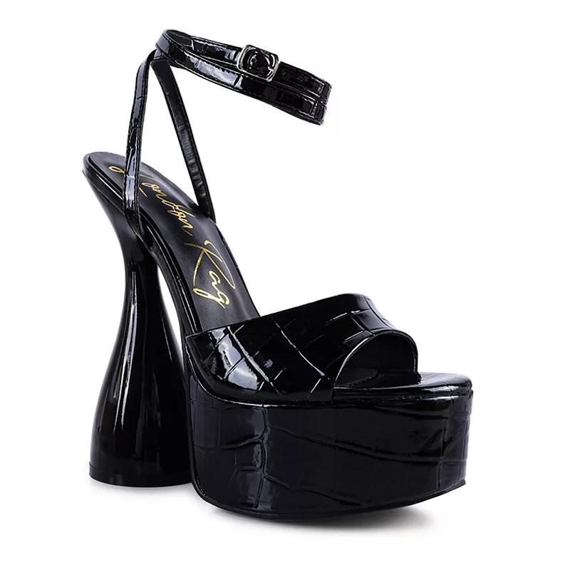 London Rag Patent Women's Platform Sandal,  Product Image