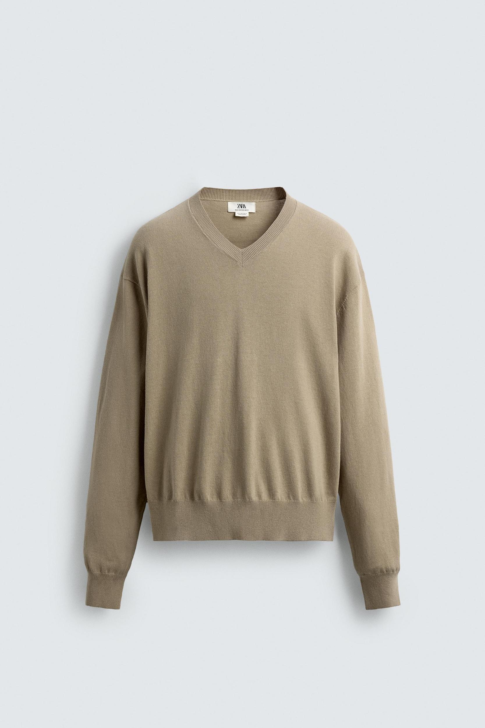 COTTON-RAMIE SWEATER Product Image