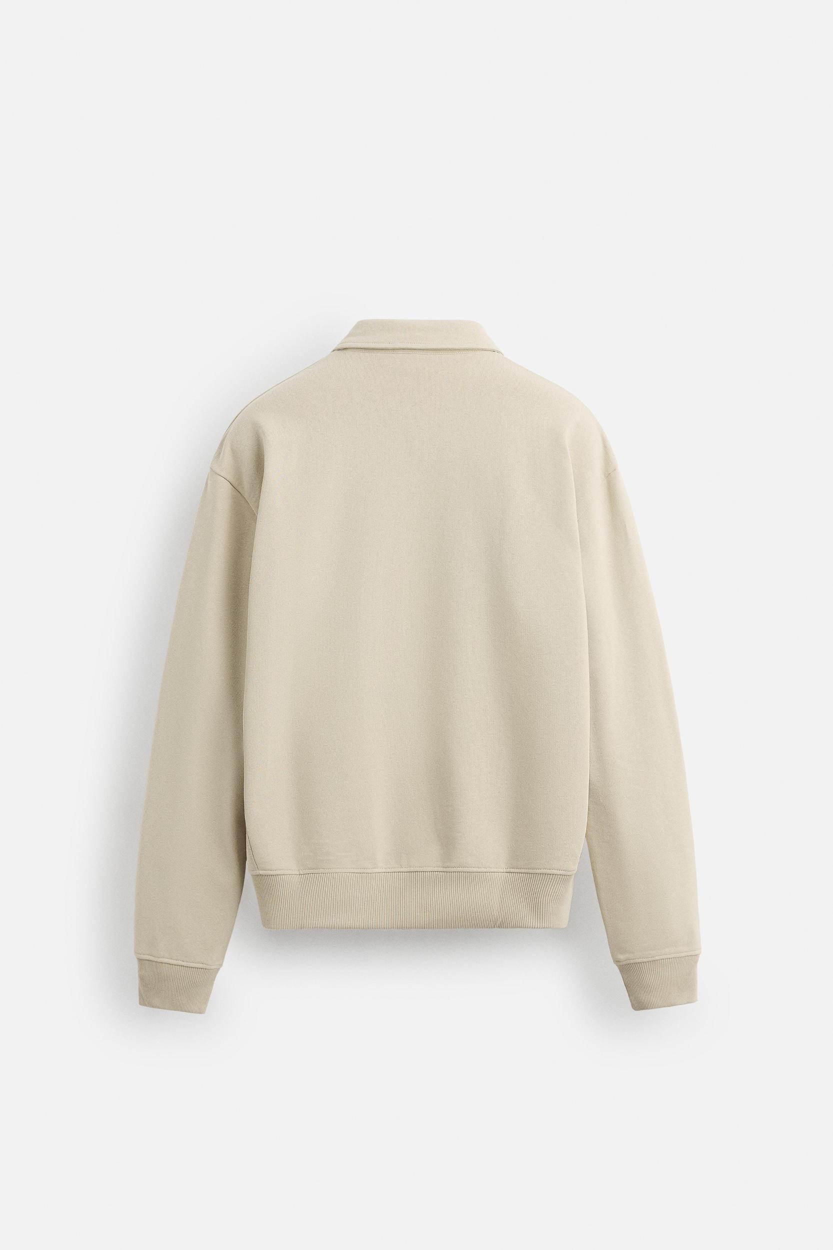 ZIP POLO SWEATSHIRT Product Image