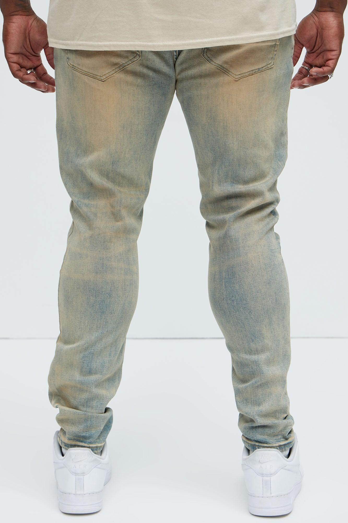 Want It Clean Skinny Jeans - Vintage Blue Wash Product Image