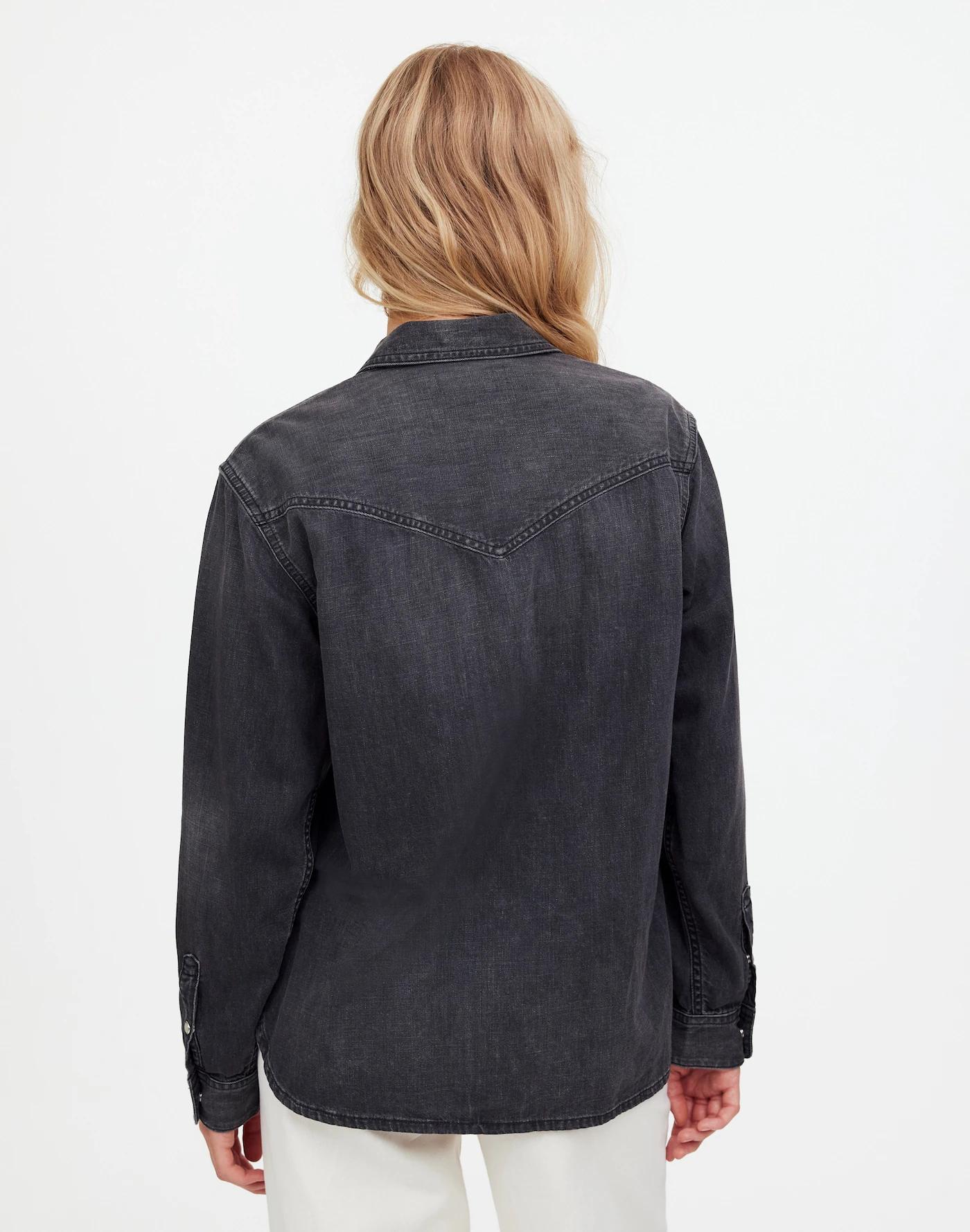 Denim Western Shirt Product Image