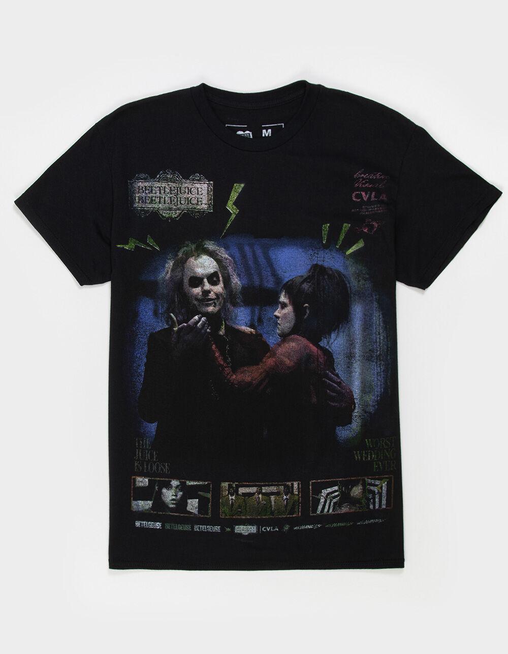CVLA x Beetlejuice Never Trust Mens Tee - BLACK Product Image
