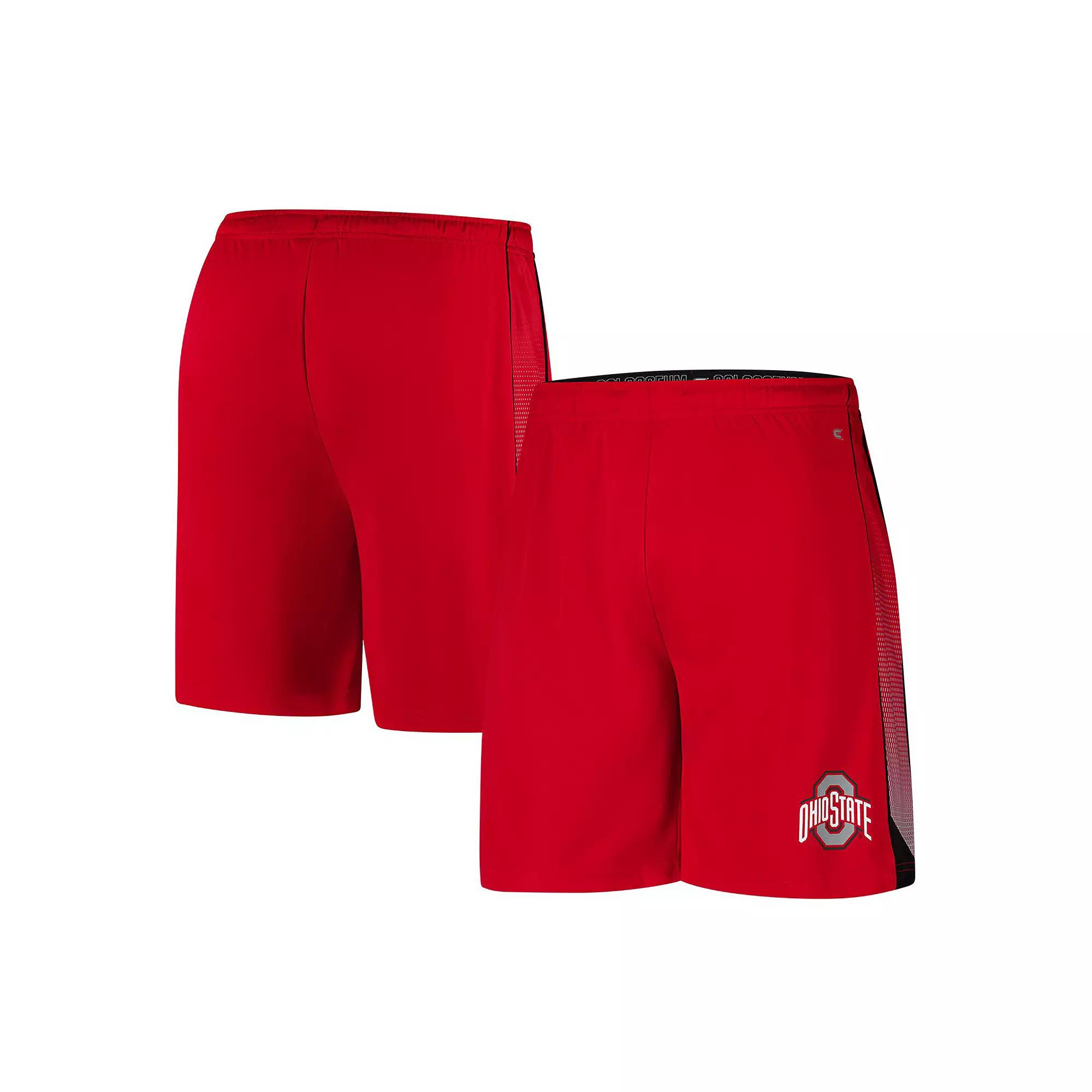 Men's Colosseum Scarlet Ohio State Buckeyes Online Shorts, Size: 2XL, Red Product Image